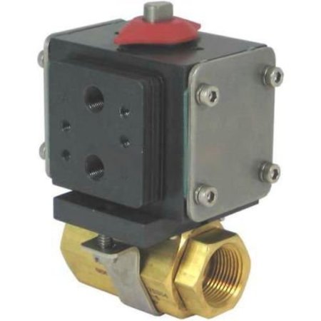 GEMINI VALVE SALES & SERVICE INC. Gemini ValveÂ Brass Ball Valve W/500 Series Double-Acting Pneumatic Actuator, 1-1/4" 1-1/4 86-1-RT-6-A522D-PMK-5-A520